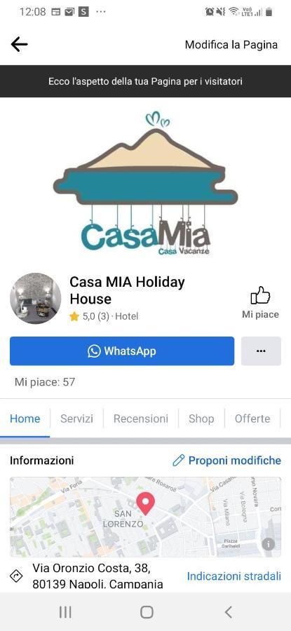 Casa Mia Holiday House Неаполь Екстер'єр фото